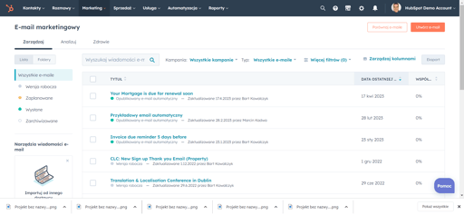 Emaile Marketingowe z systemu CRM dla firm